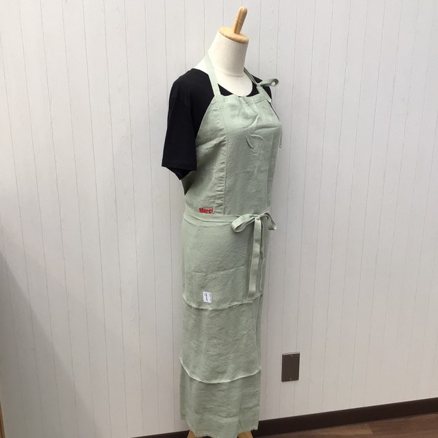 Merci エプロン オータムグリーン