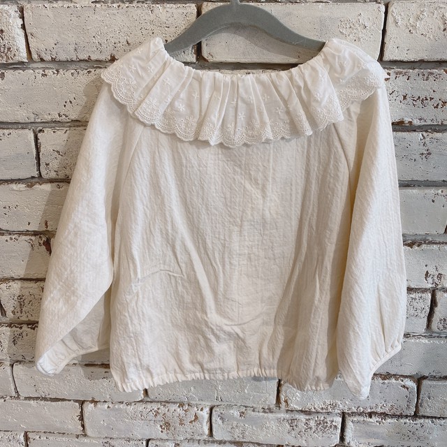 襟レースブラウス 子供服titi