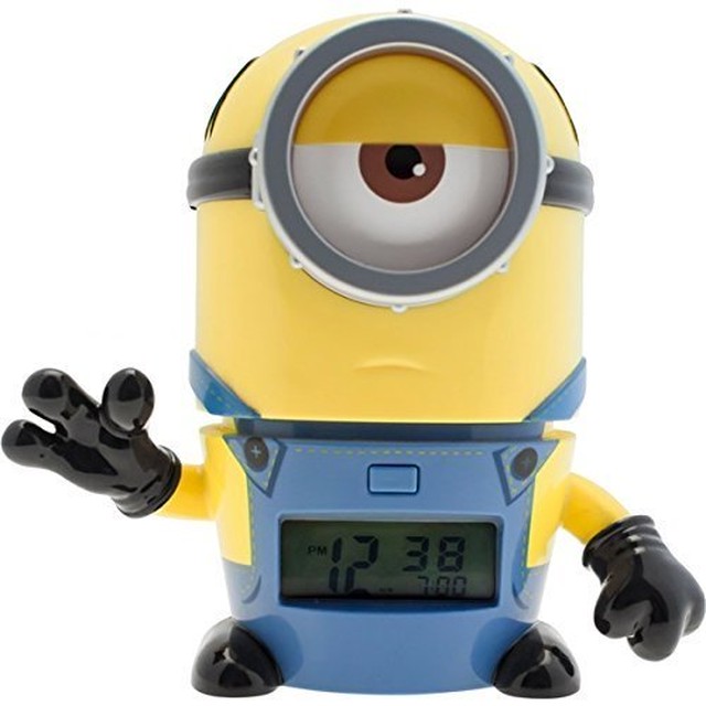 Bulbbotz Lego Watch キッズ おしゃべり 光る目覚まし時計 怪盗グルー ミニオンズ メル 置き時計 目覚まし時計図鑑