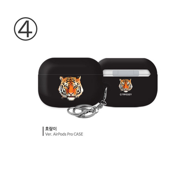Airpodsproケース イヤホンケース エアーポッズプロ ブラック Pc ハードケース ワイヤレスイヤホン 動物 アニマル Tiger トラ ライオン Sti 490 P0000evl Hanholic Jp Iphoneケース スマホアクセサリー 輸入雑貨