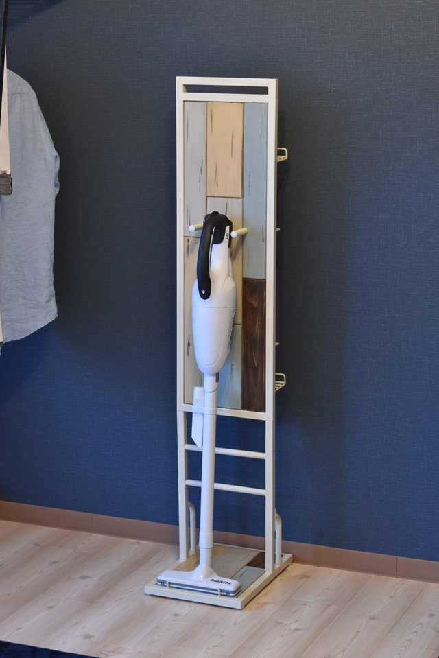 Shabby Chic Stick Cleaner Stand / シャビーシックスタイル シャビーシック スティック掃除機スタンド