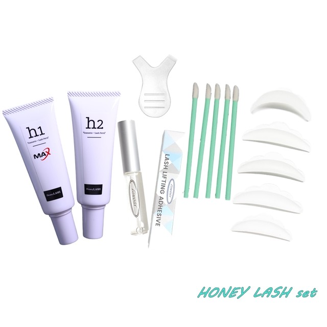 ハニーラッシュ これ１つでok 次世代コスメパーマキット まつげエクステ商材 Flap Eyelashes フラップアイラッシュ