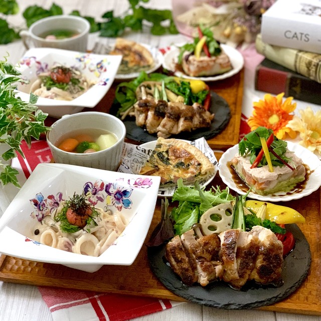 フレッシュトマトの冷製パスタ フレッシュトマトの冷製パスタのレシピと工程や盛り付け写真をlineにてお送りさせて頂き 紙ベースのレシピをご自宅に郵送致します 流れ 購入したいレシピをかごへ 購入のお手続き Line Id に