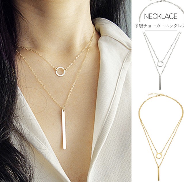 重ね付けネックレス オシャレ ギフト 彼女 プレゼント Infinity