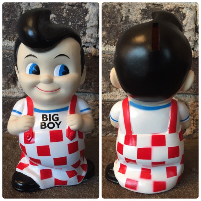 アメリカン雑貨 ビッグボーイ 貯金箱 ファットver コインバンク Bigboy Fat Coinbank 新品 D 004 119 Antique Style アンスタ アメリカ買付けのヴィンテージ アンティークのおみせ