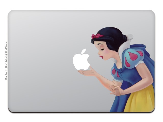 カインドストア Macbook Air Pro 11 13インチ マックブック ステッカー シール 白雪姫 りんごを持つ白雪姫 M815 カインドストア Macbook Iphone ステッカー 作成 通販
