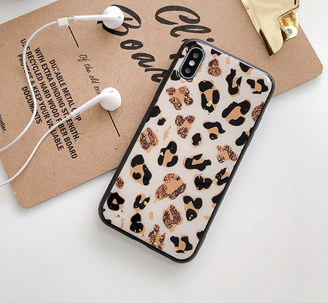 Smartphone Cover Leopard Cute スマホケース Iphoneケース レオパード ヒョウ柄 アニマル柄 ラメ 小物 アクセサリー シリコン Iphone X Xr Xs Xsmax Iphone7 8 Iphone7plus 8plus Iphone6plus I6plus Iphone 6 6s アプリコット おしゃれ 使いやすい シンプル 大人 可愛い