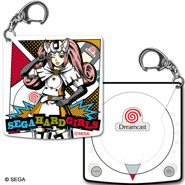 セガ・ハード・ガールズ x ドリームキャスト アクリルキーホルダー / GAMES GLORIOUS