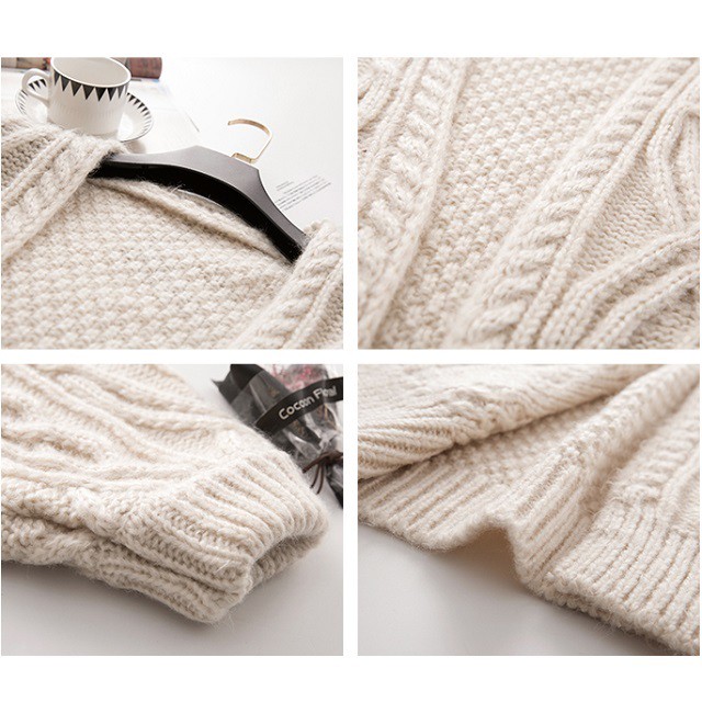 秋冬 春秋 ロングニットカーディガン ざっくりニットカーディガン ドロップショルダー ケーブル ボタンなし アウター レディース 韓国 ファッション A0061 Aeka Clothet