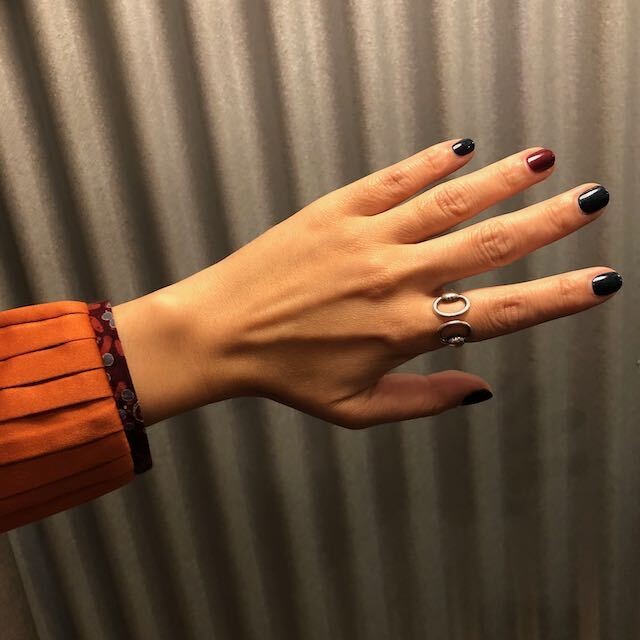 Hermes Vintage Ring エルメス リング カリヌ シルバー 50 Number12