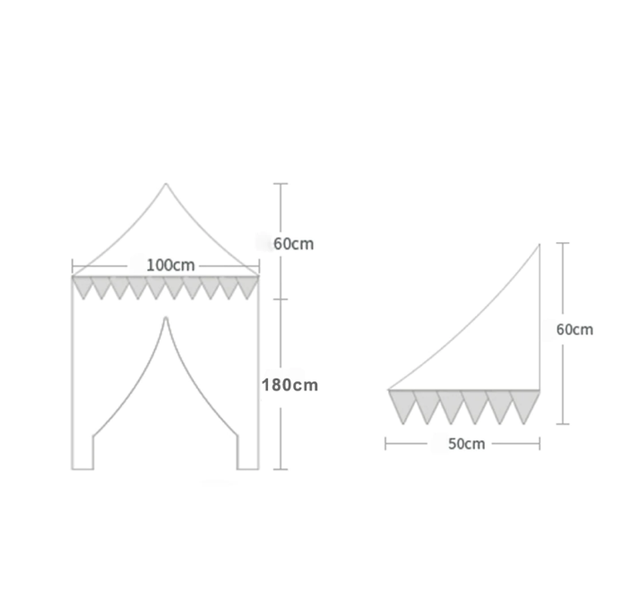 Ct テント 子供部屋 北欧 白 ホワイト ベビー キッズ 北欧 インテリア 壁飾り おしゃれ かわいい 写真 誕生日 クリスマス プレゼント 子供用テント キッズ用テント 子供 キャノピーテント Coloring Life