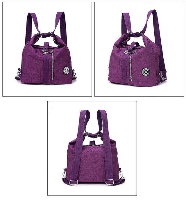 送料無料 レディース 3way リュック ショルダーバッグ 斜めがけ 防水加工 ナイロン 斜めがけ Allamoda アラモーダ