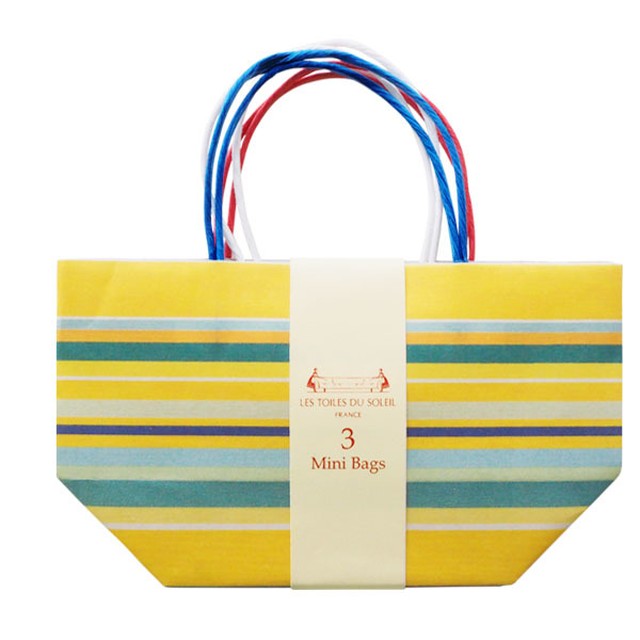 【LES TOILES DU SOLEIL】 ミニペーパーバッグ 3柄入り(セットC)