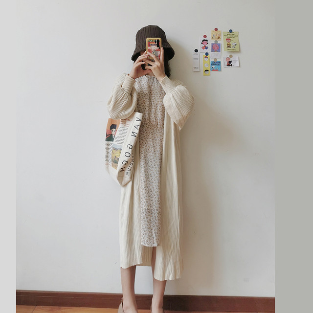 〈カフェシリーズ〉ランタンスリーブカーディガン【lantern sleeve cardigan】