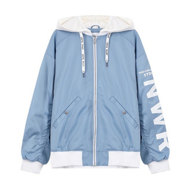 ジャケット メンズ フード付 ブルゾン メンズアウター 水色 赤 春秋コーデ カジュアル メンズバディmensbuddy