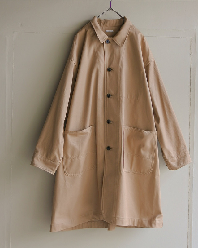 正規逆輸入品 A Piece Of Library アピースオブライブラリー ファクトリーシャンブレーコート コート ジャケット Www Williamssound Com