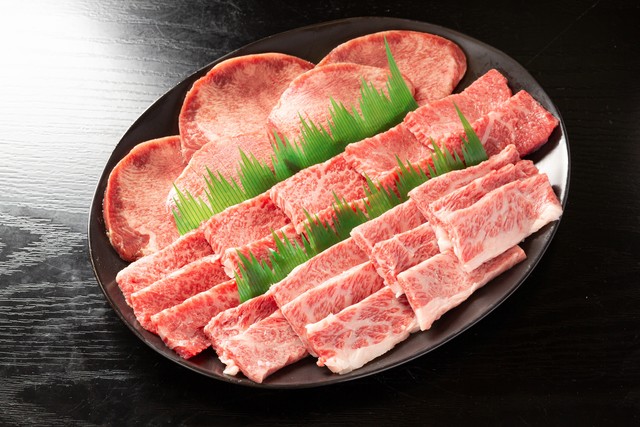 贅沢焼肉セット 2人前400g(もも、カルビ、US牛タン)