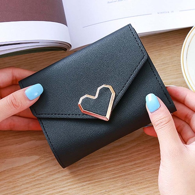財布 小さい 財布 かわいい 財布 カード入れ ウォレット 三つ折り財布 レディース コンパクト 財布 ミニ ハートモチーフ 札入れ 小銭入れなし ネット通販 購入 激安 10代 代 30代 40代 春 夏 秋 冬 Roprot ロプロット ファッション レディースアパレル販売