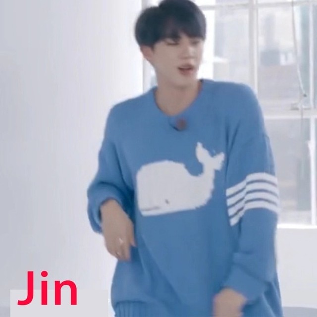 Bts Jin 着用モデル くじらセーター 日本未入荷アクセサリー Leadhope