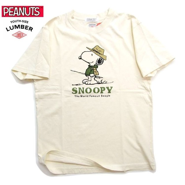 Lumber Tシャツ スヌーピー コラボ Tシャツ Snoopy 半袖tシャツ 男女兼用 Lumber アウトドアファッションの スヌーピー K2select