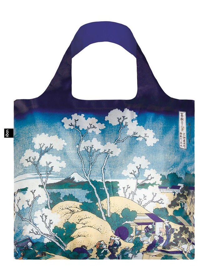 LOQI エコバッグ Hokusai Fuji from Gotenyama Tote Bag 葛飾北斎 富嶽三十六景 東海道品川御殿山ノ不二