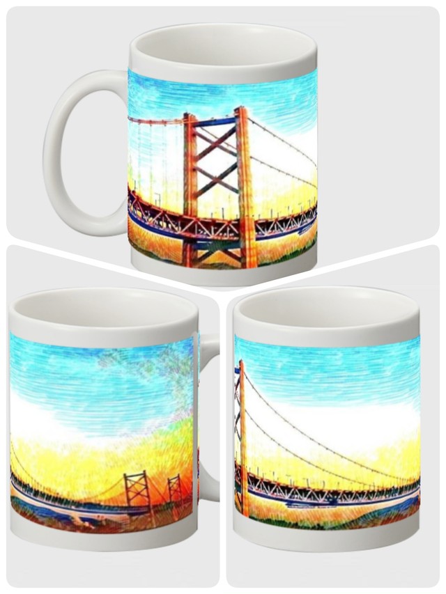 瀬戸大橋 スケッチ風マグカップ Newrelation 瀬戸大橋 スケッチ風マグカップ Newrelation