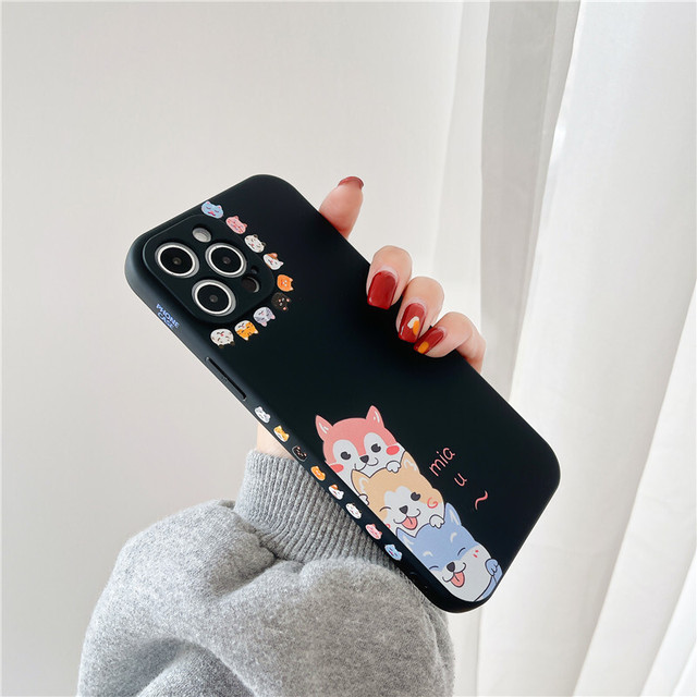 Iphoneケース 各機種 おしゃれ 人気 安い 韓国 かわいい 犬 動物 イラスト おすすめ 女子 スマホカバー アイフォン Cospa Fashion