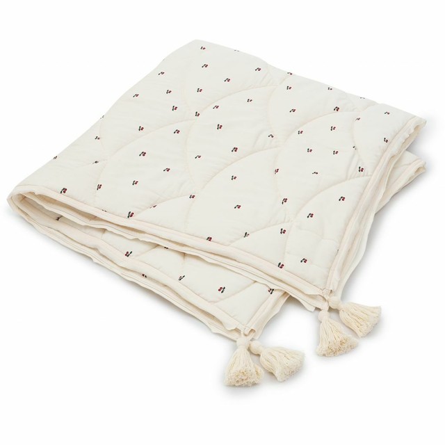 即納 Ks 1171 Baby Quilt Cotton Cherry Konges Slojd コンゲススロイド ベビー イブル Hippo Birds Baby Kids Clothing