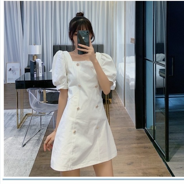 クラシカル ワンピース 韓国 ファッション レディース ワンピース 秋 冬 春 カジュアル レトロ ハイウエスト ゆったり シンプル コーデ Basecamp49