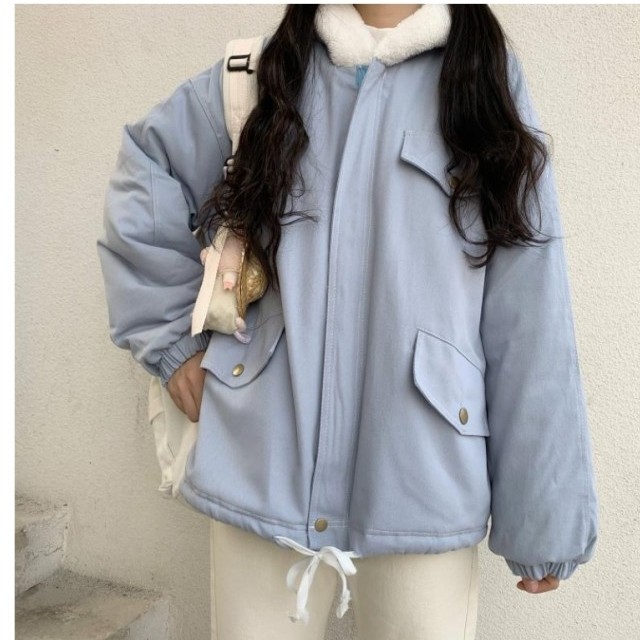 冬服 韓国 レディース 秋冬 レディース 裏ボア モッズコート 裏ボアジャケット フード ジャンパー 冬服 サーフ 韓国系 アウター Basecamp49