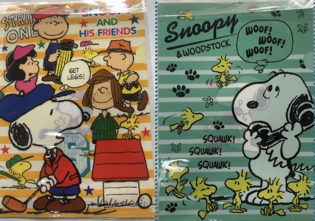 オープン特価 スヌーピー クリアファイル 4枚セット 送料込み Snoopy ｕｓ Tkmtoy