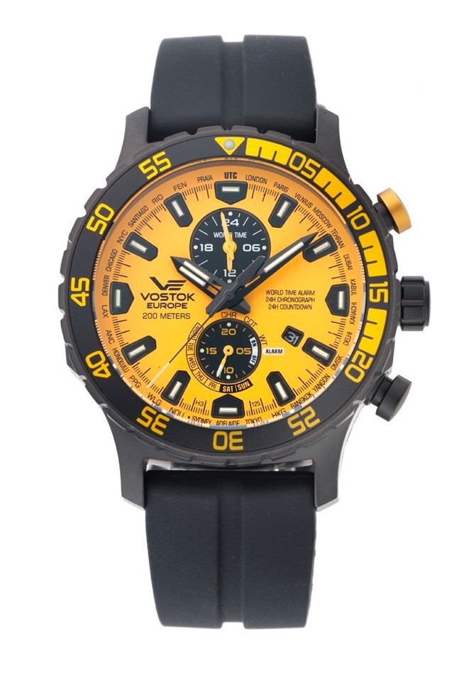 【VOSTOK EUROPE ボストークヨーロッパ】Expedition Everest underground/エクスペディション エベレスト アンダーグラウンド(イエロー)/正規輸入品