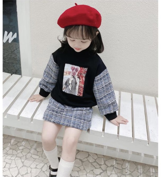 110 1 セットアップ キッズ 子供服 女の子 トップス スカート Blanche Neige