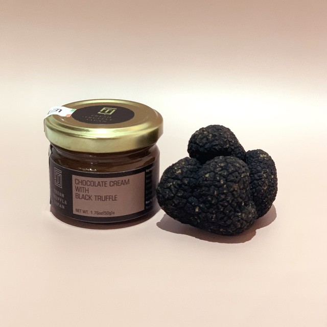 桐箱ギフト 黒トリュフチョコレートクリーム Fresh Truffle Japan