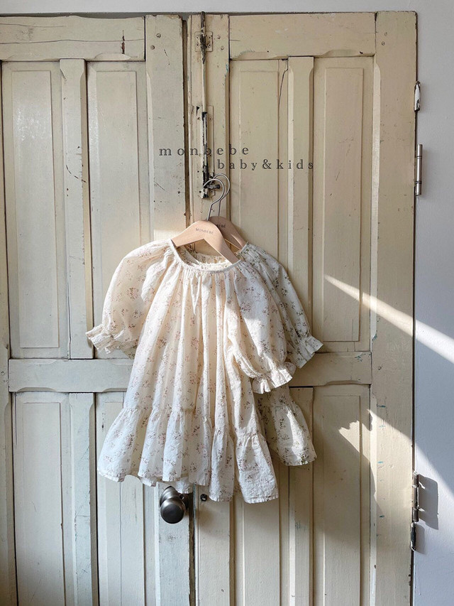 お取り寄せ Mini Rose Dress 韓国子供服 花柄ワンピース リンクコーデ Monbebe こどもふく Select Shop Yourcloset 韓国子供服 海外子供服