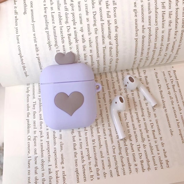 ハート Airpods ケース カバー 収納ケース エアーポッズケース イヤホンケース 収納バッグ 保護 防塵 耐衝撃 キズ防止 落下防止 シリコン製 韓国人気作品 Girlshares