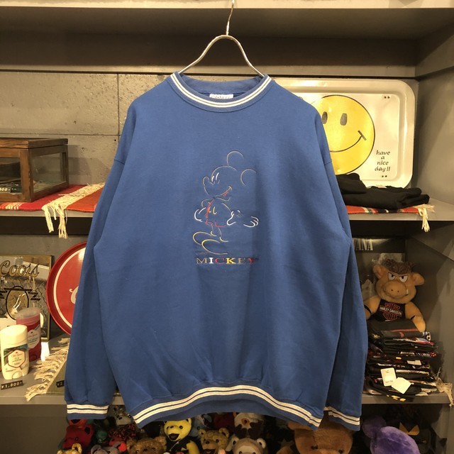 90s ミッキーマウス スウェット Usa製 Vostok