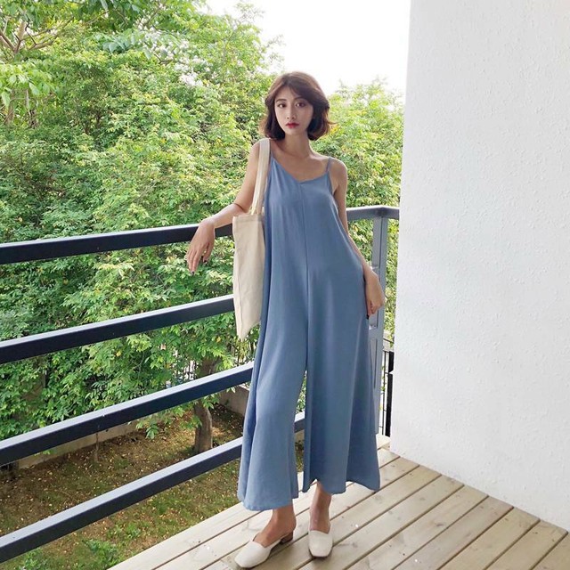 レトロ ストラップ サロペット レディース 海外でも流行のルーズワイドレッグパンツ Tc0046 Brutal Beauty Fashionstore レディース ウェア オススメ コーデ 通販