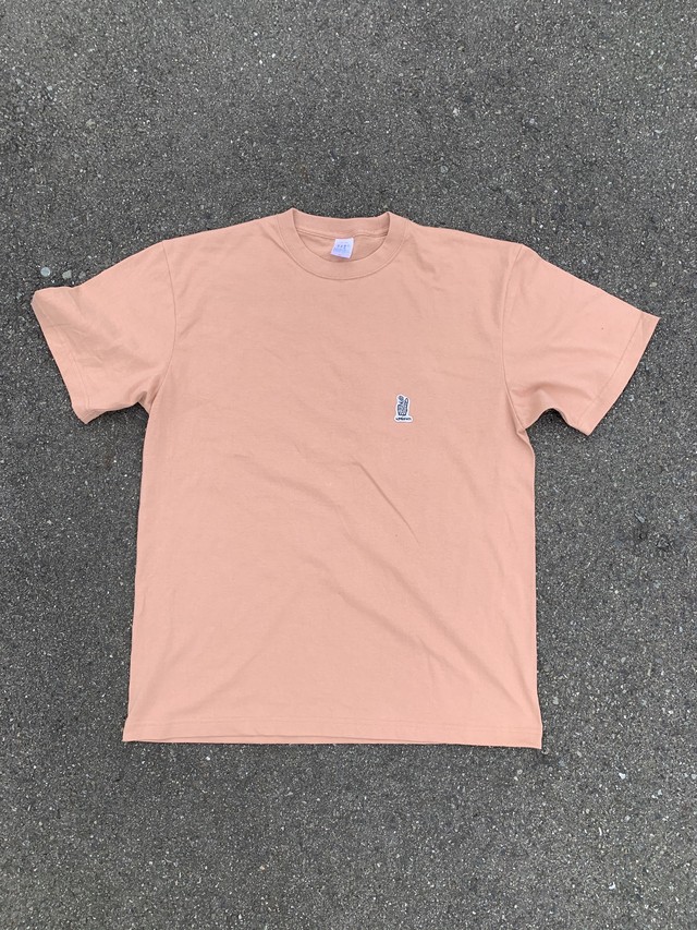 Patch T Shirt コーラルベージュ Updown Tokyo Official Shop