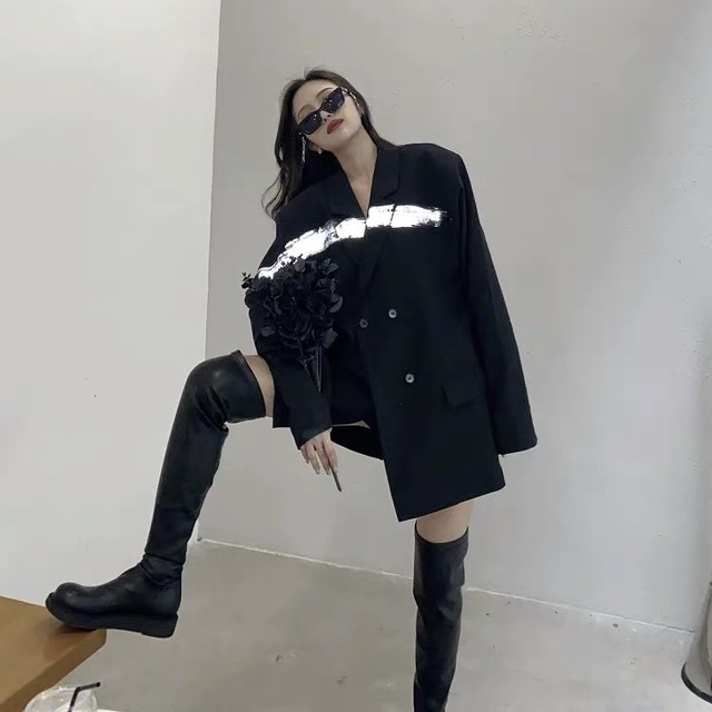 reflector line tailored jacket