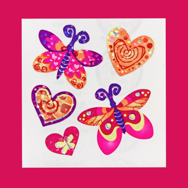 Sandylion キラキラ蝶々 Prism Butterflys サンディライオンステッカー輸入海外シール Ptm