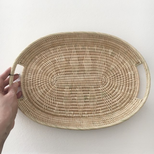 Oval Tray Frangipani Rattans 暮らしの器 かまごと