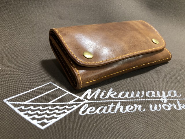 シャグポーチ 手巻きタバコポーチ Mikawaya Leather Works