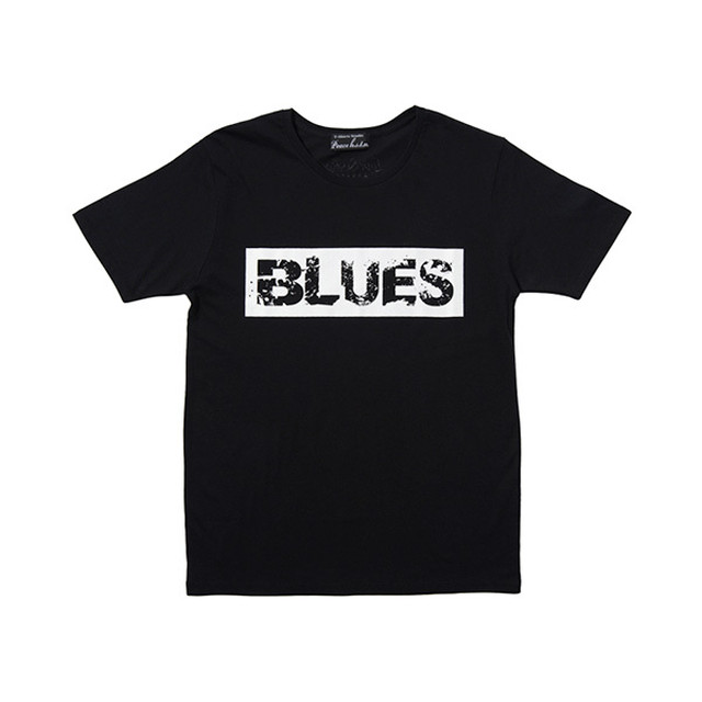 インディーズデザインtシャツ Blues メンズボックスロゴtシャツ Indies T Shirts Brand T Shirts Studio Peace Hstn