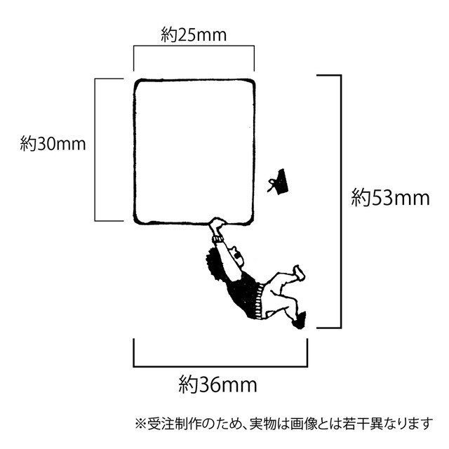 切手枠はんこ 靴とばし ドウサ