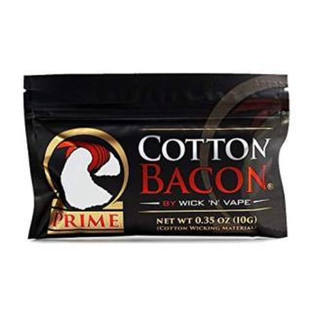 Cotton Bacon Prime コットンベーコンプライム 10g Made In Usa Vape用コットン Vape 爆煙 本体 爆煙 Vapeの本体専門店 Tomita Vape