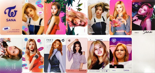 Twice Sana クリアカードセット トレカ キラキラ韓流商店