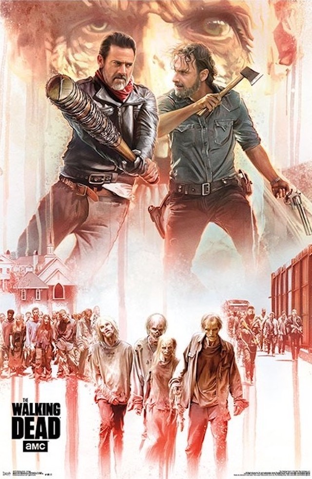 ウォーキング デッド 全面戦争 ポスター 57cm X 86cm Posw Foursometoys フォアサムトイズ ポスター 輸入雑貨の専門店