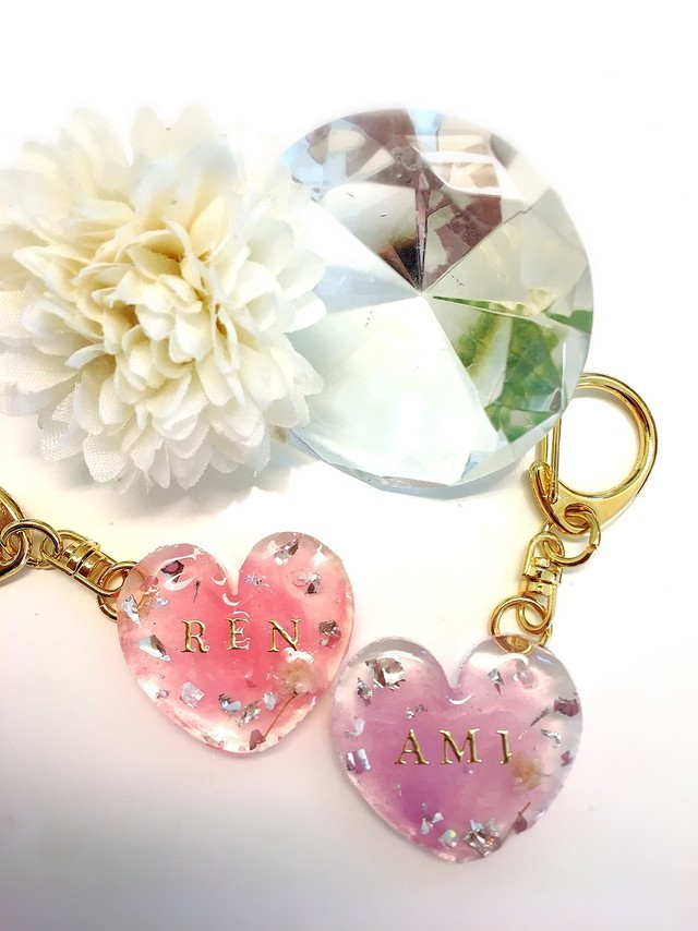 ナチュラル名前キーホルダー 送料無料 ネーム ﾟ Shalalagirls キーホルダー 名前 ネーム キーホルダー