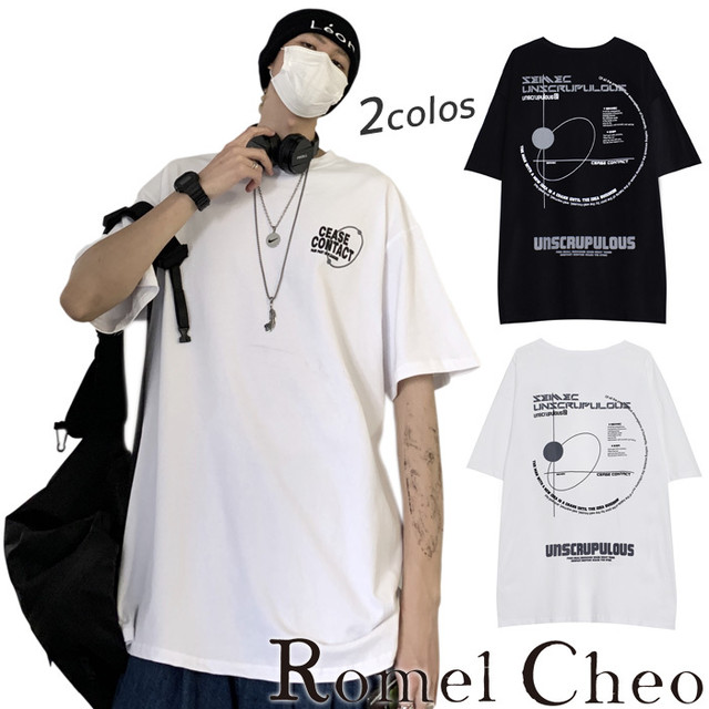 お支払い確認後日以内発送 Romelcheo Unscrupulousバックプリントtシャツ 半袖 ドロップショルダー プリントtシャツ ダボt グラフィック オバーサイズ ゆったり カットソー メンズ モード系 ストリート 個性的 原宿系 青文字系 カジュアル ファッション ロメルチェオ お支払い確認後日以内発送 Romelcheo Unscrupulousバックプリントtシャツ 半袖 ドロップショルダー プリントtシャツ ダボt グラフィック オバーサイズ ゆったり カットソー メンズ モード系 ストリート 個性的 原宿系 青文字系 カジュアル ファッション ロメルチェオ
